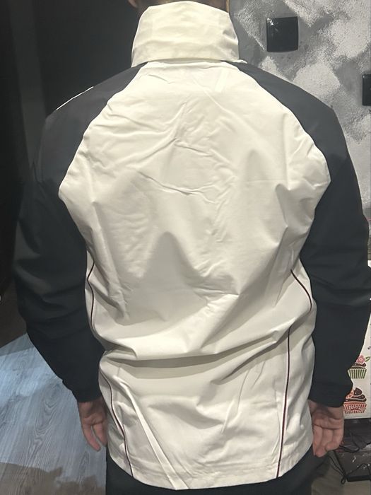 Яке Manchester United Tiro 24 Rain Jacket White Манчестър Юнайтед