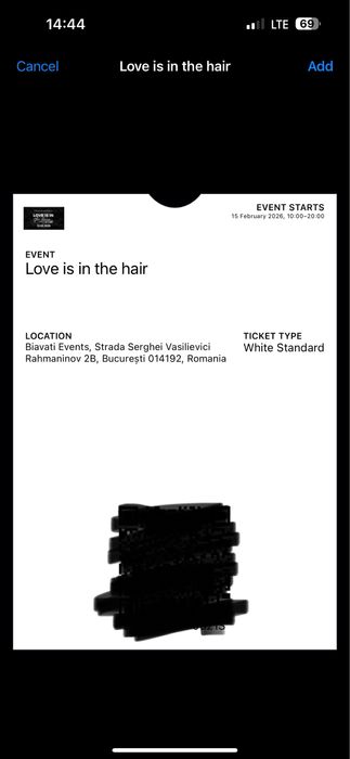 Bilet I am the barber