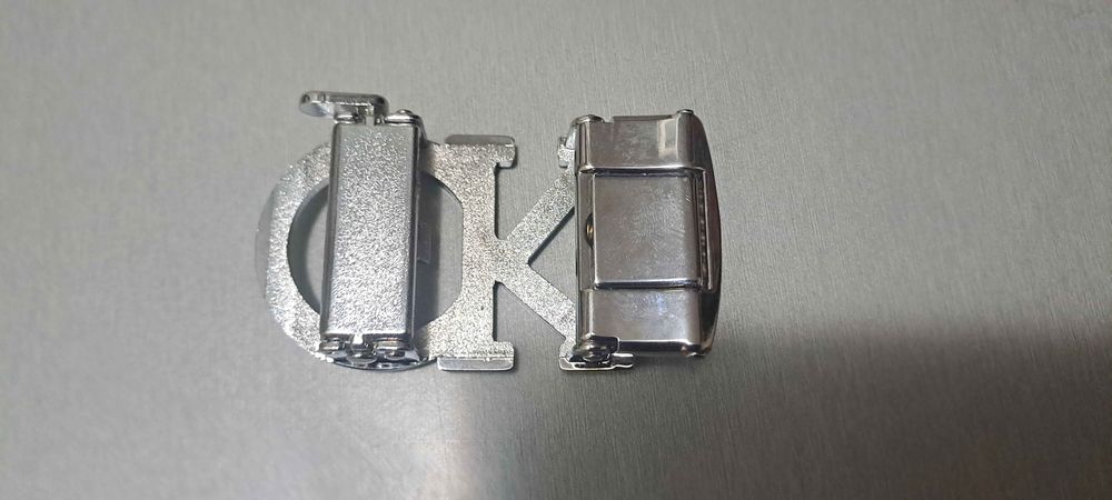 Curea Calvin Klein / Premium (Piele +Auriu/Argintiu/Negru Metalic)