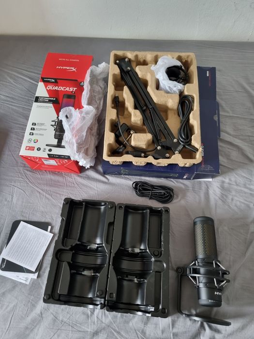 Microfon Hyper X + brat suport