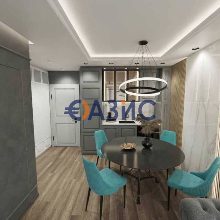 Продава се Двустаен апартамент в к.к. Слънчев бряг - 49 кв.м за 1197 €/кв.м - Снимка #1