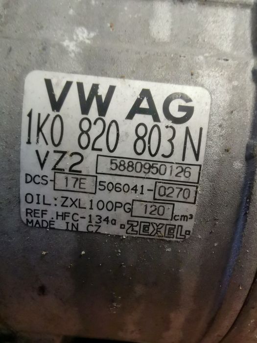 Compresor AC golf 5 Touran passat b6 1k0820803s