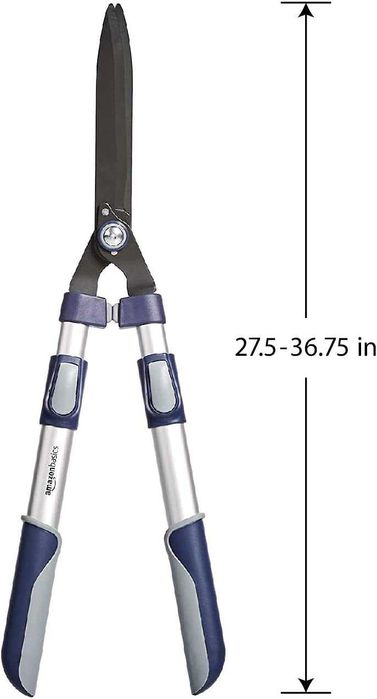 Forfeca telescopică de gradina, gard viu din aluminiu.