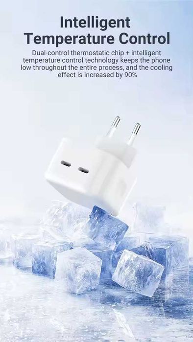 Apple 35W USB-C+C Power Adapter двоен адаптер с TYPE C изход