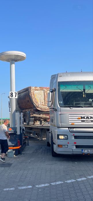 Trailer transport marfuri/utilaje/ camioane/AGABARITIC