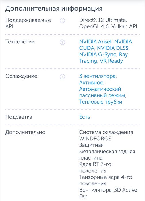 Видеокарта RTX 4070 SUPER