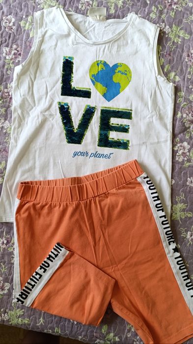 Тонкие серые брючки на девочку 8-10 лет