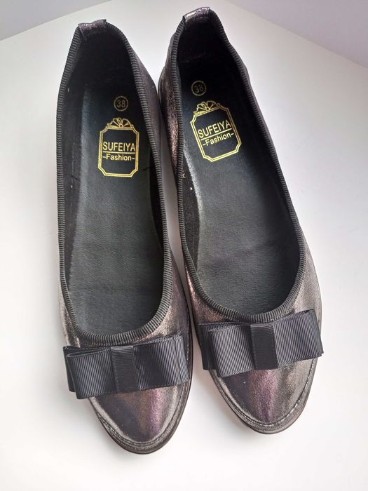 Балетки тканевые. Новые. Размер 37-38