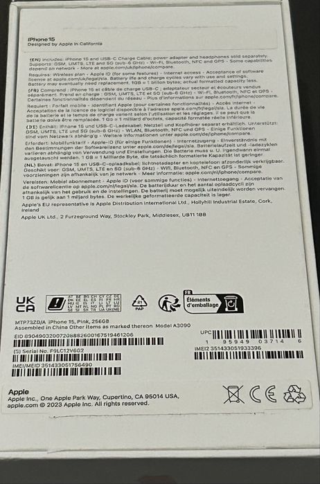 Iphone 15 розов в отлично състояние