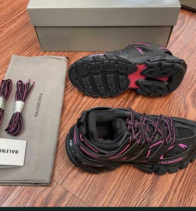 Balenciaga track purple and black