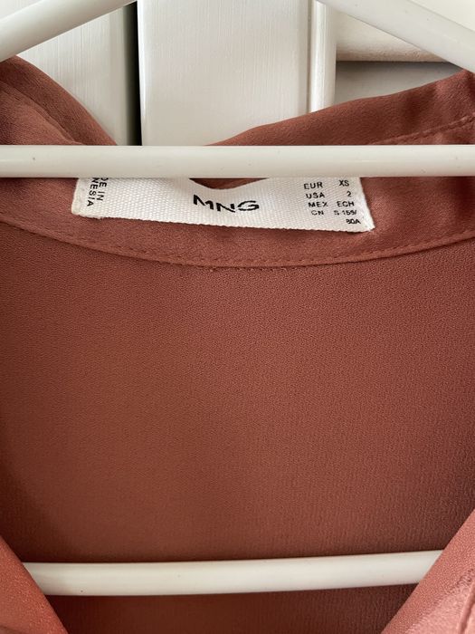 Camasa Mango culoare cupru, XS