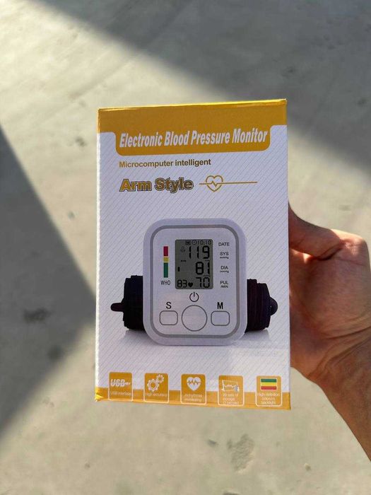 Новый Тонометр автоматический с русской озвучкой, для давления