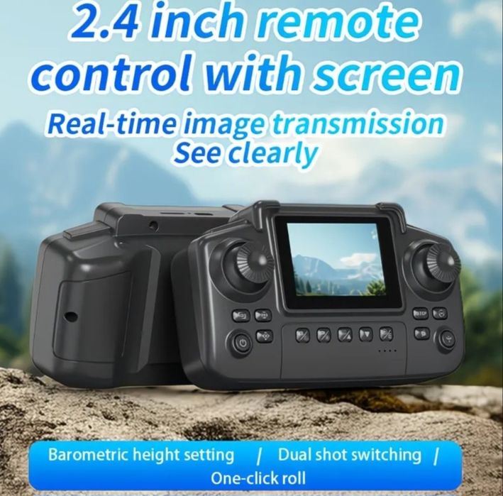 Уникален дрон E 99  PRO с вграден екран
