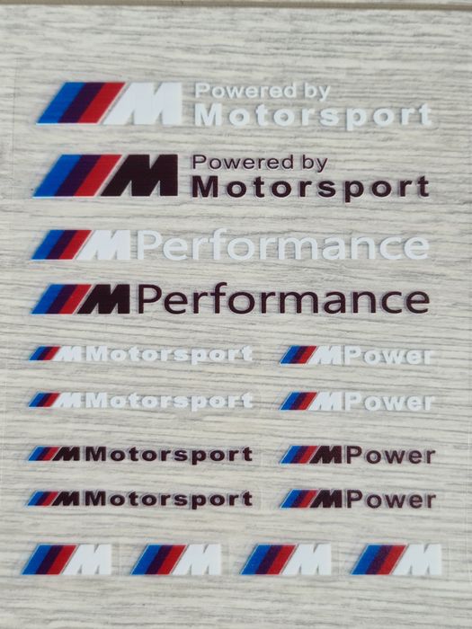 Set-16-Stickere-Bmw-M-Performance-Power-Motorsport-Seria-1-3-4-5-6-7