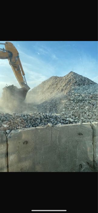 Beton concasat pentru drum