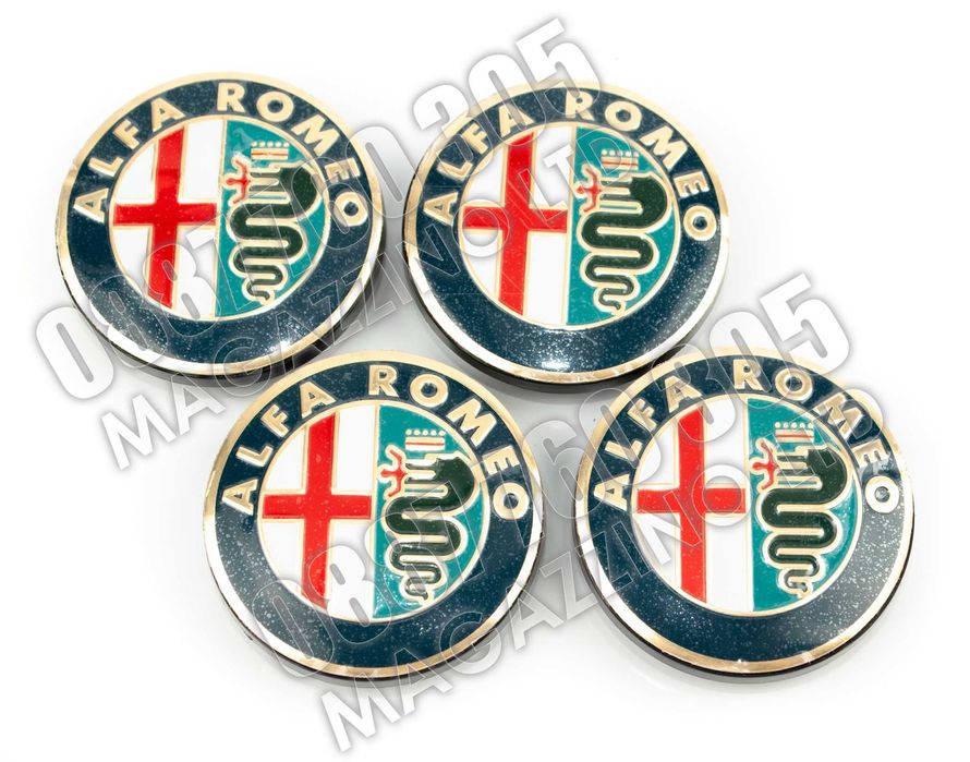 Капачки за Джанти Алфа Ромео 50 мм 145, 147, 156 GT GTV Комплект 4бр.