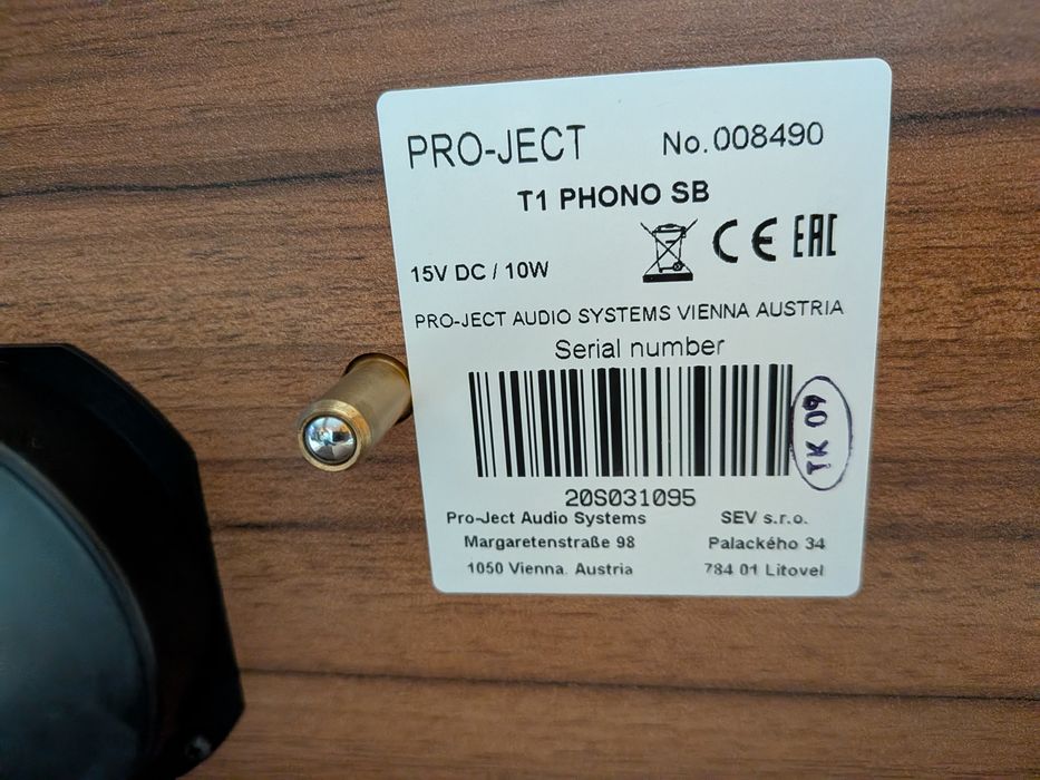 Pick up Pro Jet T1 Phono SB Nuc