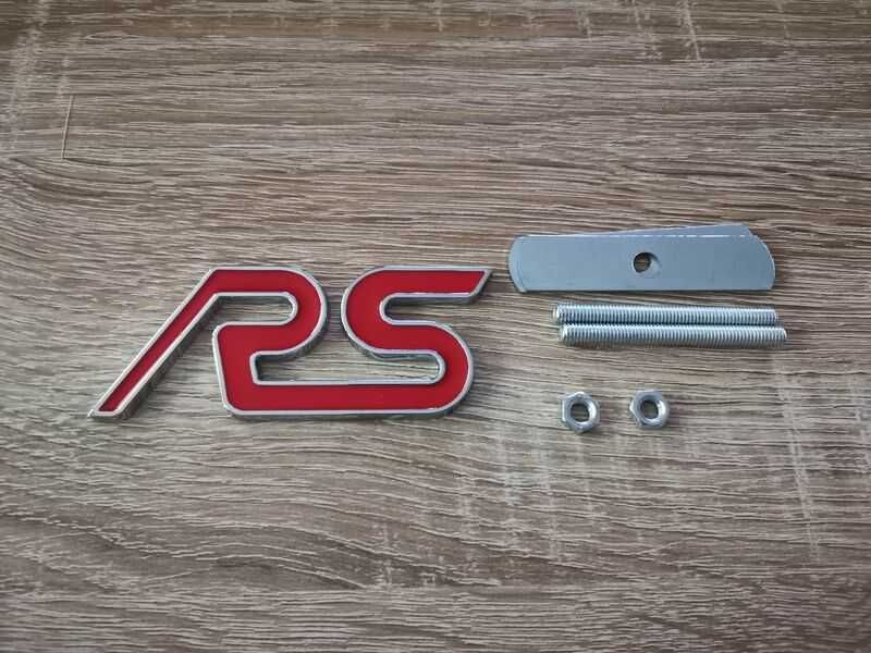 червена емблема за решетка Ford RS