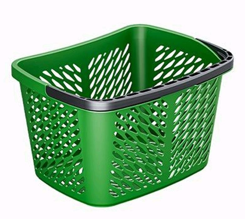 Пластиковая вогнутая покупательская корзина 20 л
