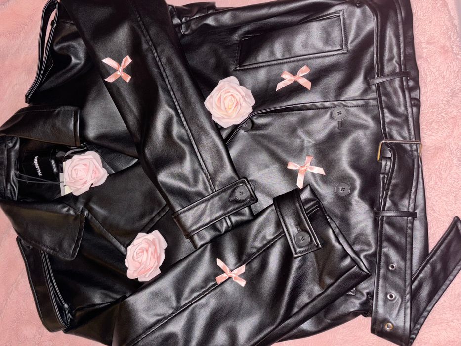 Чисто ново кожено яке от Pull&Bear