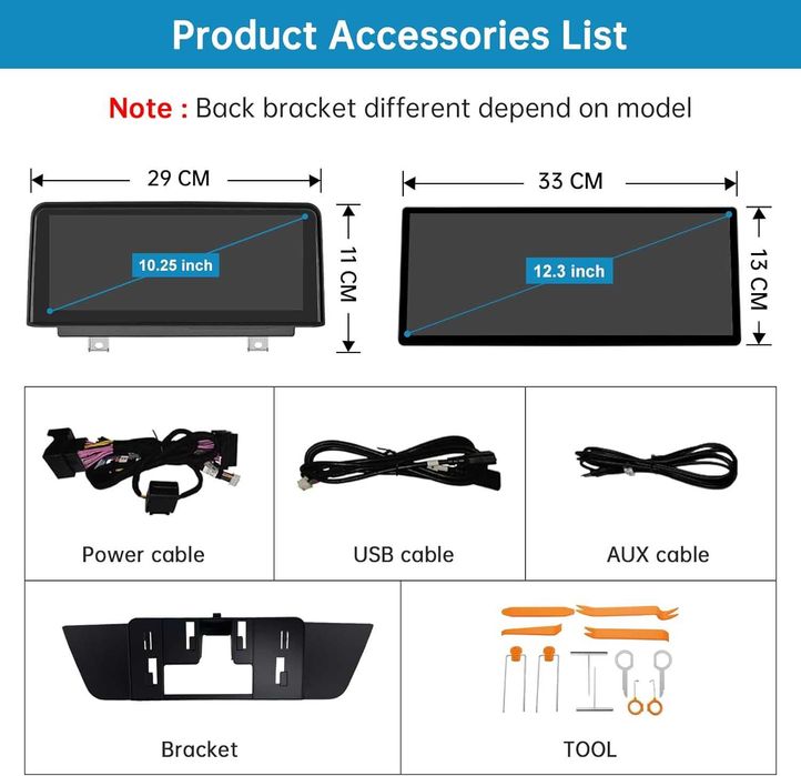 Голяма навигация 12.3 инча за BMW X1 E84 Wireless CarPlay Android Auto