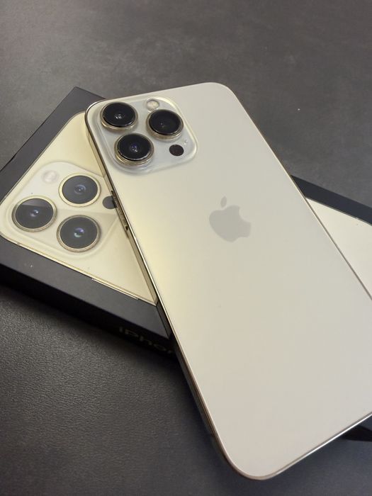 Iphone 13 pro 128gb gold с подарък case и протектор