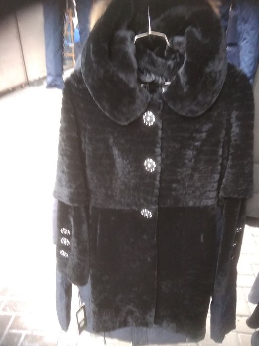 Шуба мутон.до колен и длин.