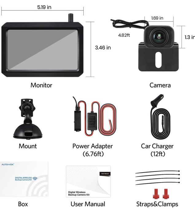 Камера за заден ход AUTO-VOX W7 PRO