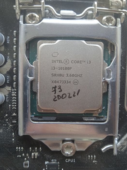Комплект i3 10100f, плата h410mh, кулер deepcool