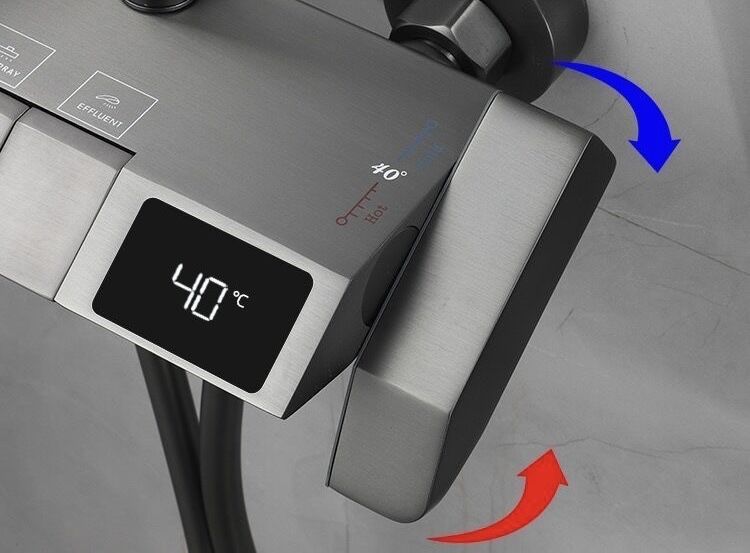 Душевая гарнитура 4 в 1 с термостатом