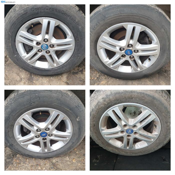 Set 4 Jante Roti Aliaj 215 65 16 R16 6,5Jx16H2 Cod AM2J1007AA Ford Kuga 2 2012 - 2016 [K3725]