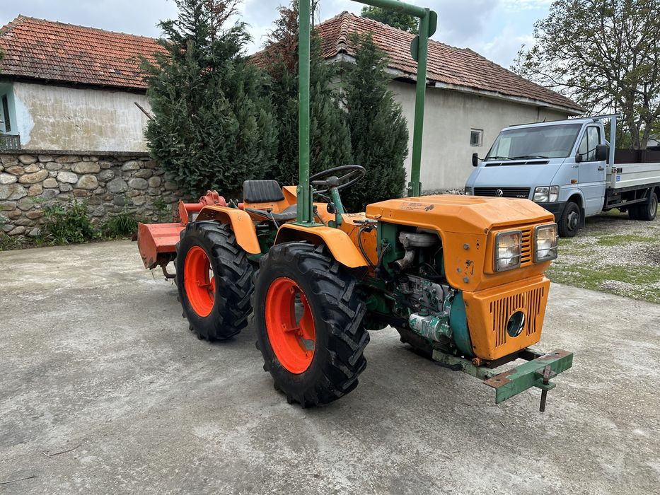 Motocultor tractoras 4x4 diesel Goldoni 2 pistoane cu freza