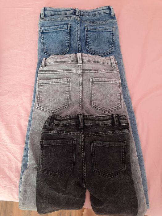 Лот дънки Reserved момиче 128 р-р