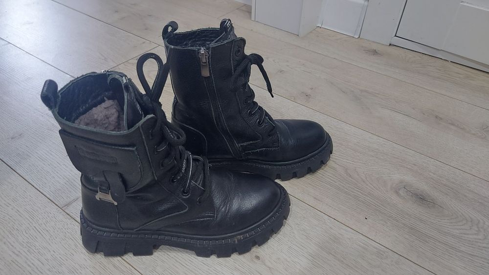Ботинки зимние натуральные