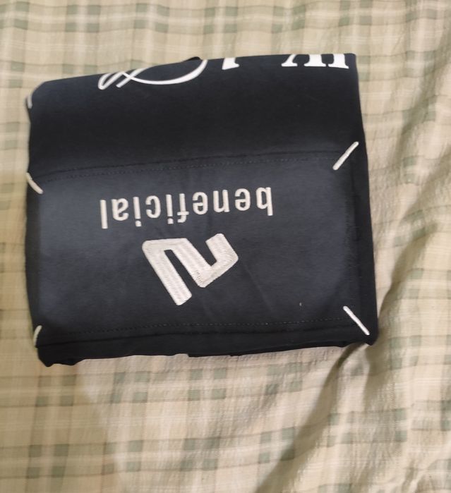 Black White studio shirt Size L черна тениска