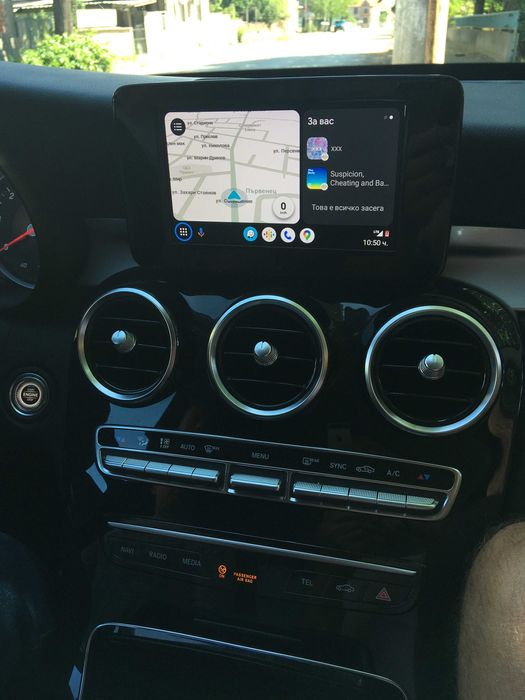 Apple CarPlay C klass W205 Audio20 Android Auto Mercedes  W253 GLC