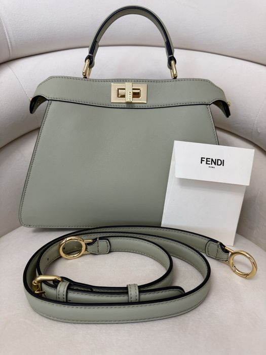Geanta Fendi verde menta