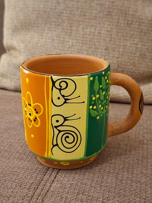 Cana ceramica pictata pt copii
