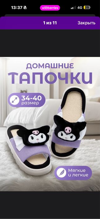 Тапочки домашние 2900