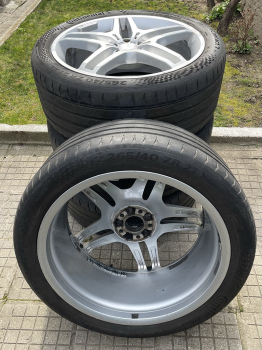 Оригинални 21’ AMG джанти комплект за Мерцедес с гуми Континенал