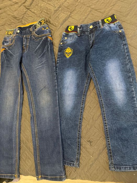 Джинсы на мальчика 11 и 6 лет