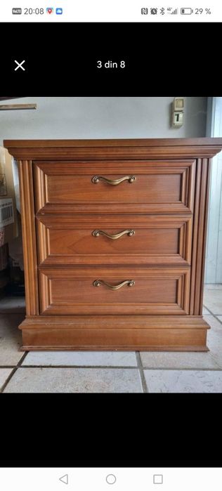 Dormitor complet din lemn