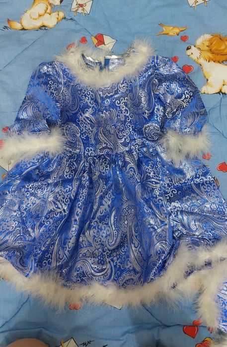 Платье снегурочка