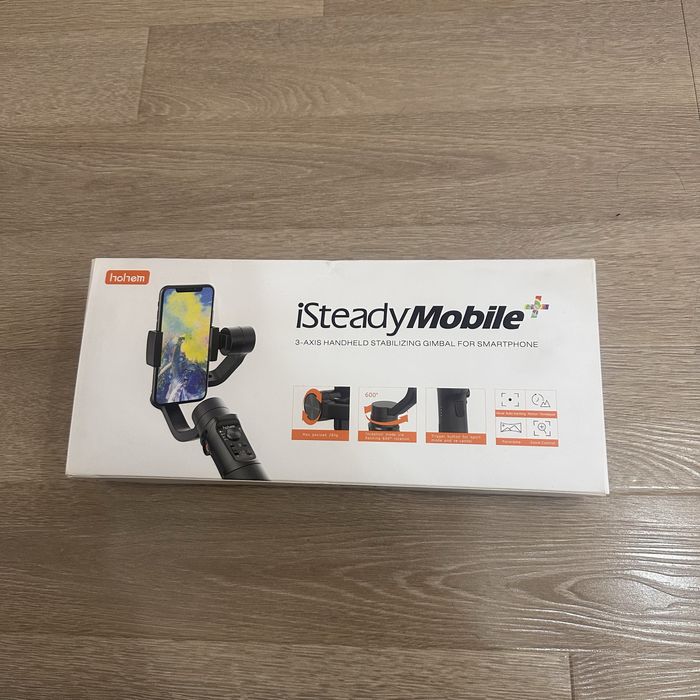 Стабилизатор Hohem isteady mobile plus. Новый, не использован ни разу.
