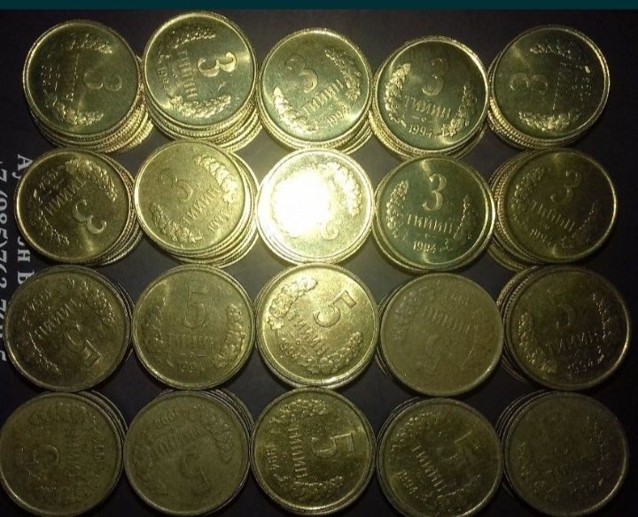 Старые монеты тиины.