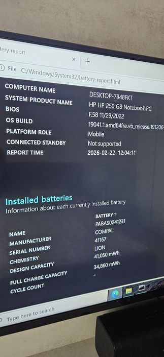 HP originala HT03XL baterie laptop HP
