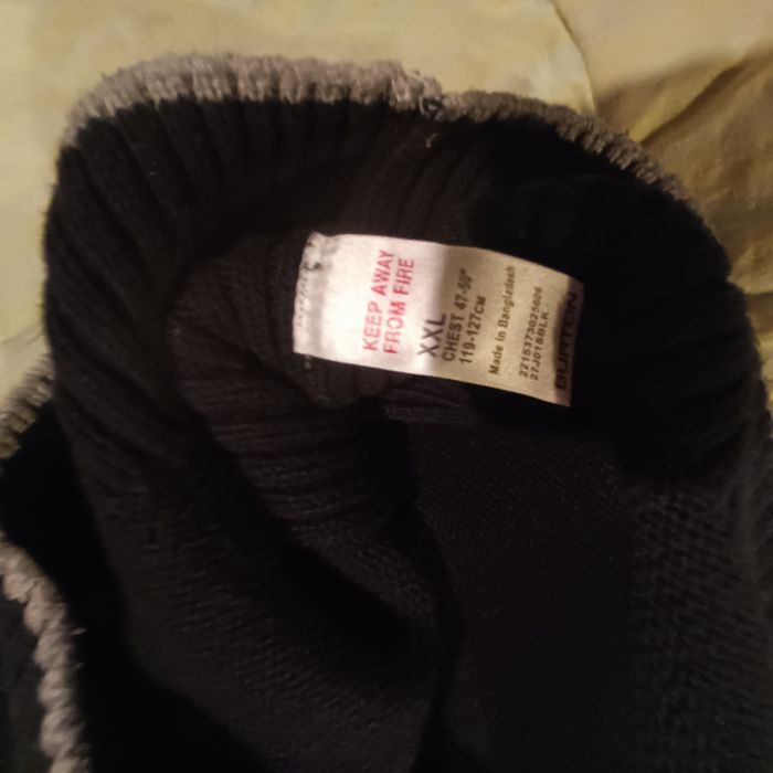 Pulover Burton gros cu fermoar XXL