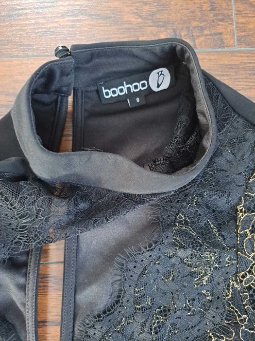Rochie neagră Boohoo mărime XS/S - stare foarte bună