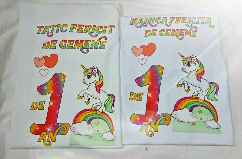 Tricouri personalizate aniversare