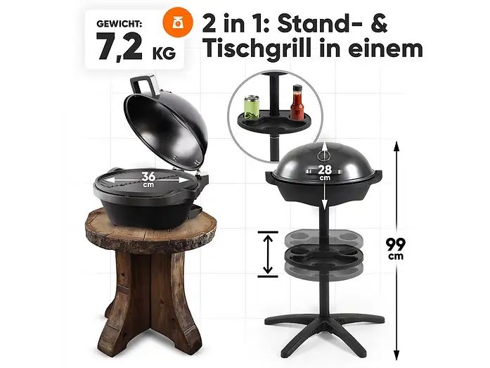 PROFICOOK PC-BQS 1303 Електрическа скара